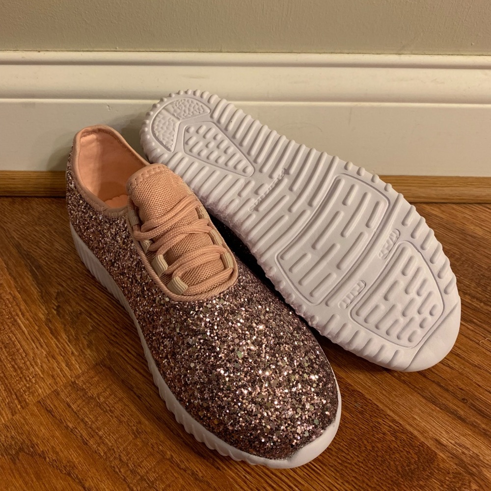 Pink Sparkle Shoes